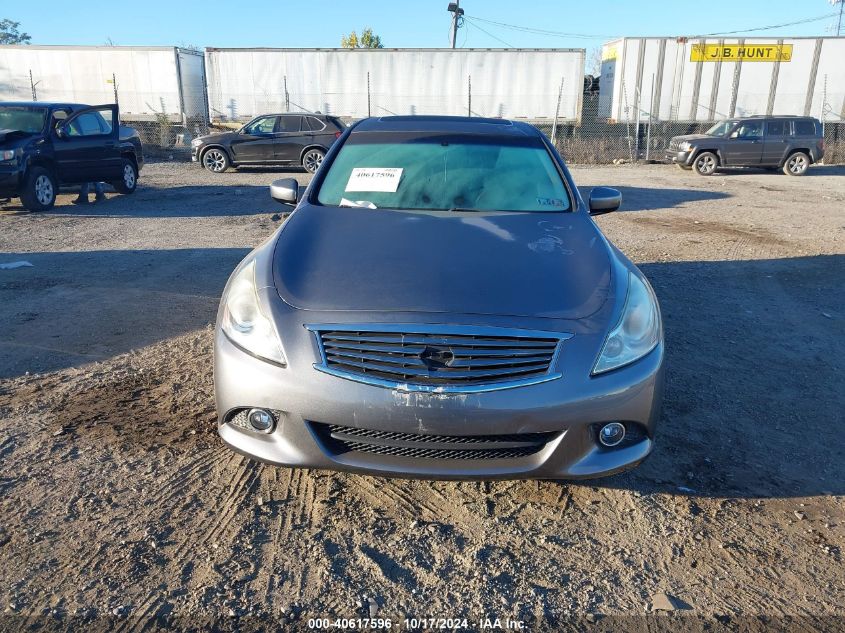 2011 Infiniti G37X VIN: JN1CV6AR0BM405546 Lot: 40617596