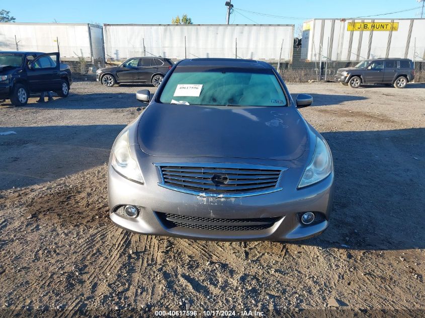 2011 Infiniti G37X VIN: JN1CV6AR0BM405546 Lot: 40617596