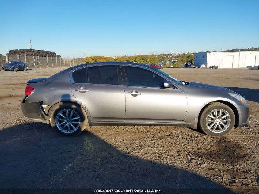 2011 Infiniti G37X VIN: JN1CV6AR0BM405546 Lot: 40617596