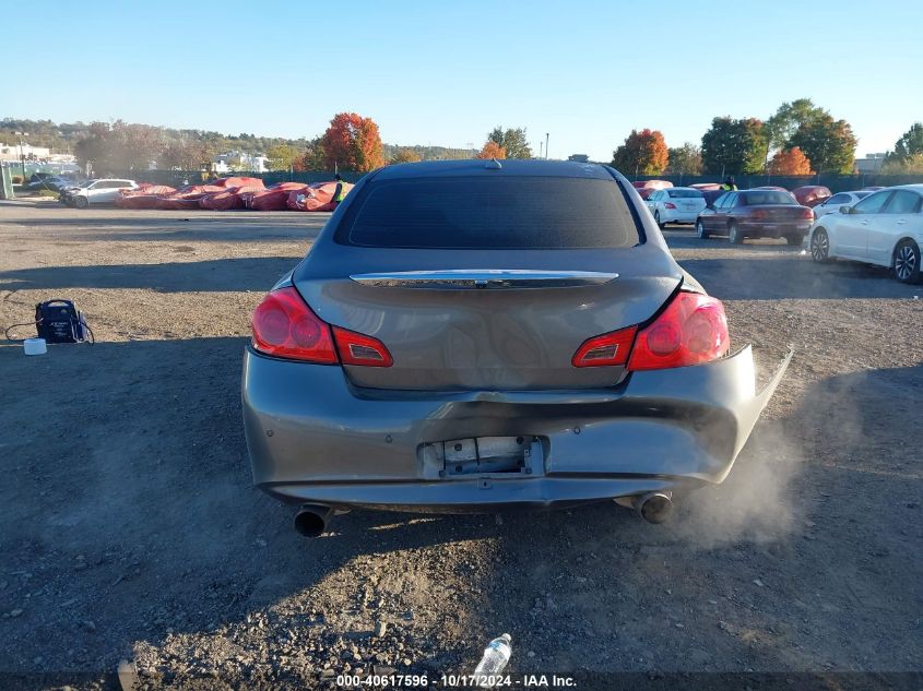 2011 Infiniti G37X VIN: JN1CV6AR0BM405546 Lot: 40617596