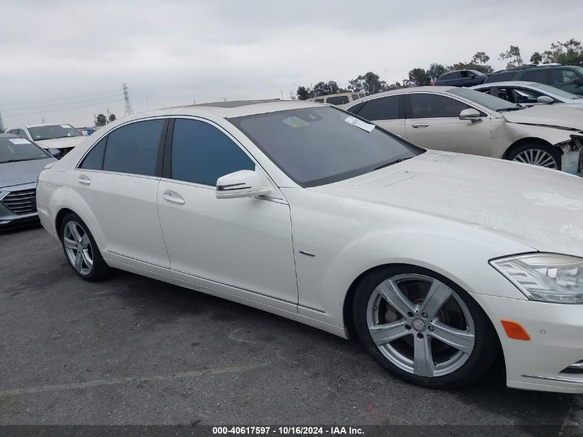 2012 Mercedes-Benz S 550 VIN: WDDNG7DB1CA420117 Lot: 40617597