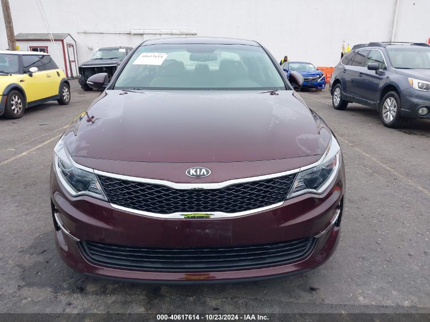 2016 Kia Optima Lx VIN: 5XXGT4L30GG020549 Lot: 40617614