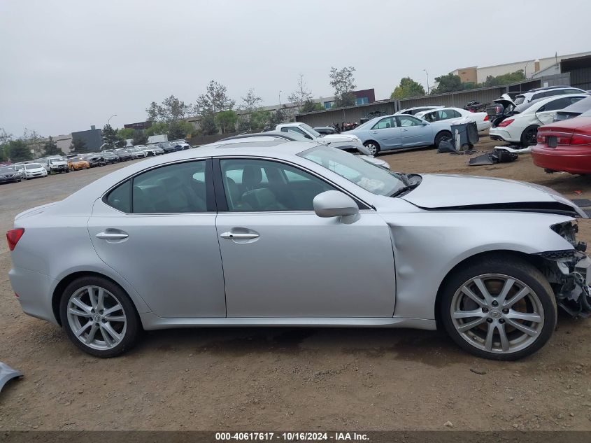 2006 Lexus Is 350 VIN: JTHBE262165010657 Lot: 40617617