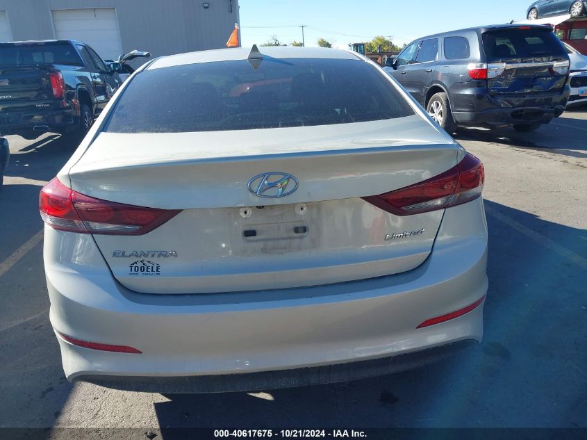 2017 Hyundai Elantra Limited VIN: KMHD84LF7HU127314 Lot: 40617675