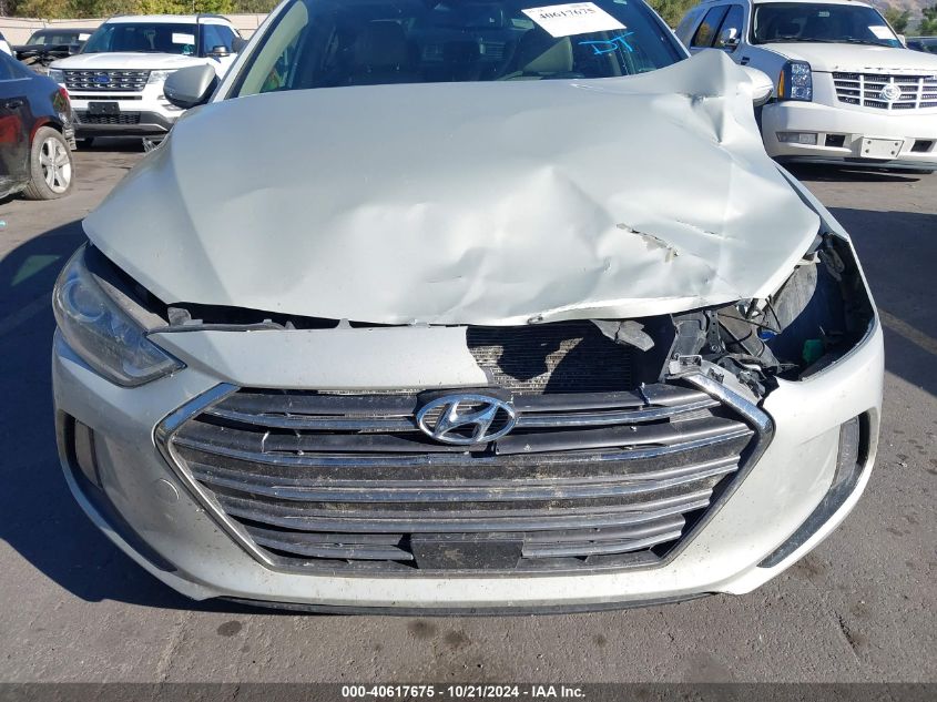 2017 Hyundai Elantra Limited VIN: KMHD84LF7HU127314 Lot: 40617675