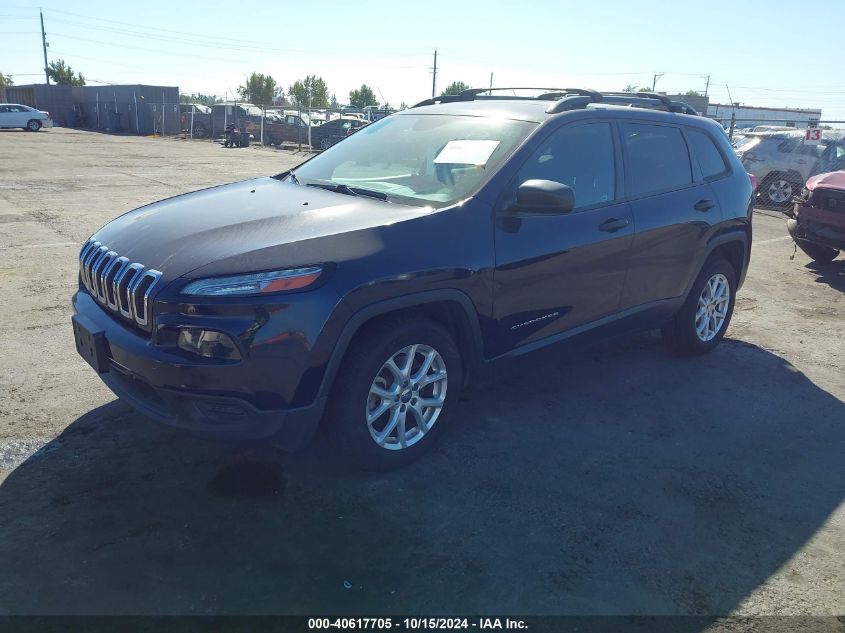 2016 Jeep Cherokee Sport VIN: 1C4PJLAB9GW217275 Lot: 40617705