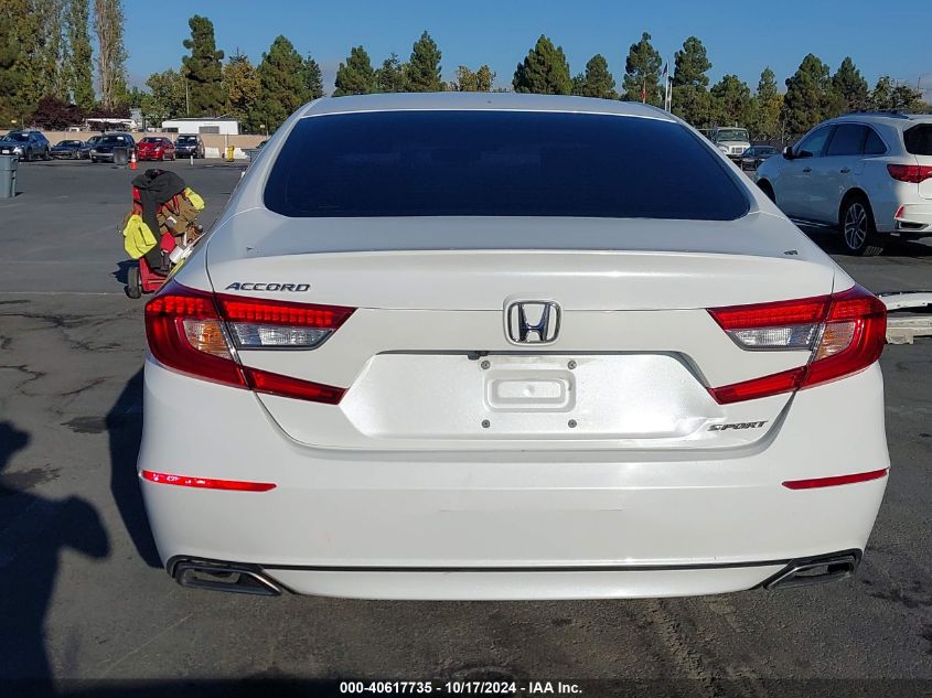 2021 Honda Accord Sport VIN: 1HGCV1F37MA104511 Lot: 40617735