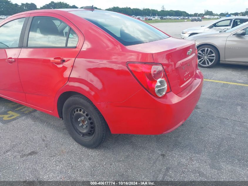 2015 Chevrolet Sonic Ls Auto VIN: 1G1JA5SH6F4155289 Lot: 40617774