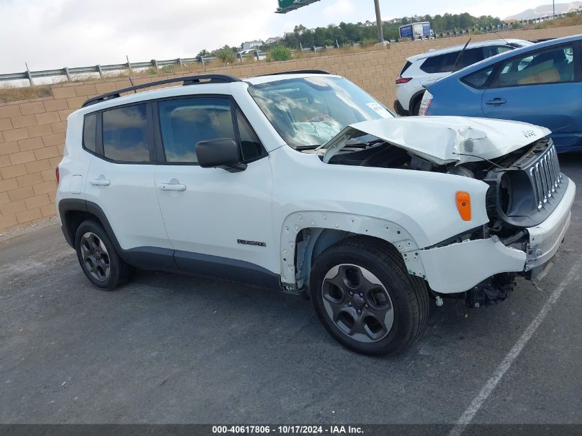 2017 Jeep Renegade Sport VIN: ZACCJAAB2HPE81259 Lot: 40617806