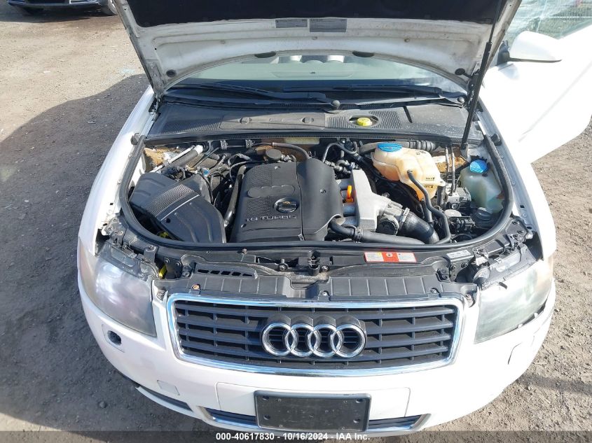 2005 Audi A4 1.8T VIN: WAUAC48H95K014985 Lot: 40617830