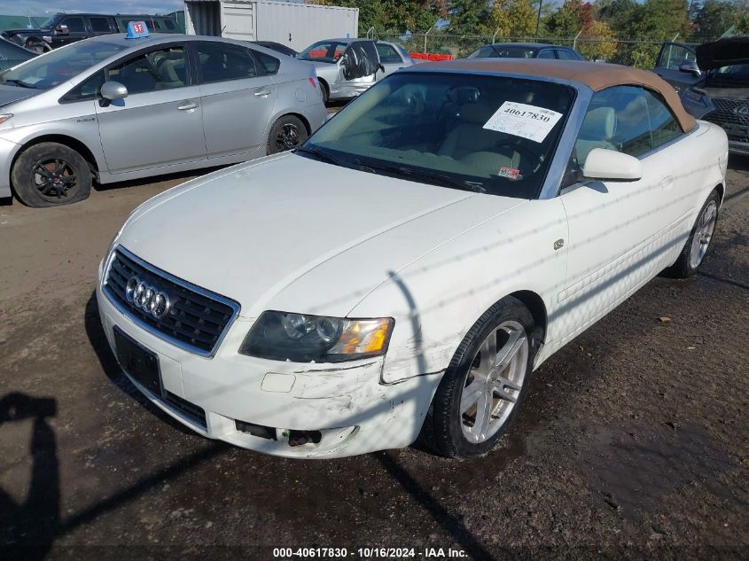 2005 Audi A4 1.8T VIN: WAUAC48H95K014985 Lot: 40617830