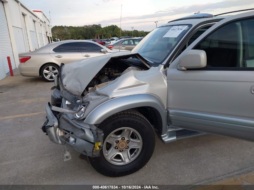 2000 Toyota 4Runner Limited V6 VIN: JT3GN87R2Y0168788 Lot: 40617834