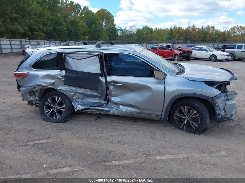 2016 TOYOTA HIGHLANDER XLE V6 - 5TDJKRFH6GS325212