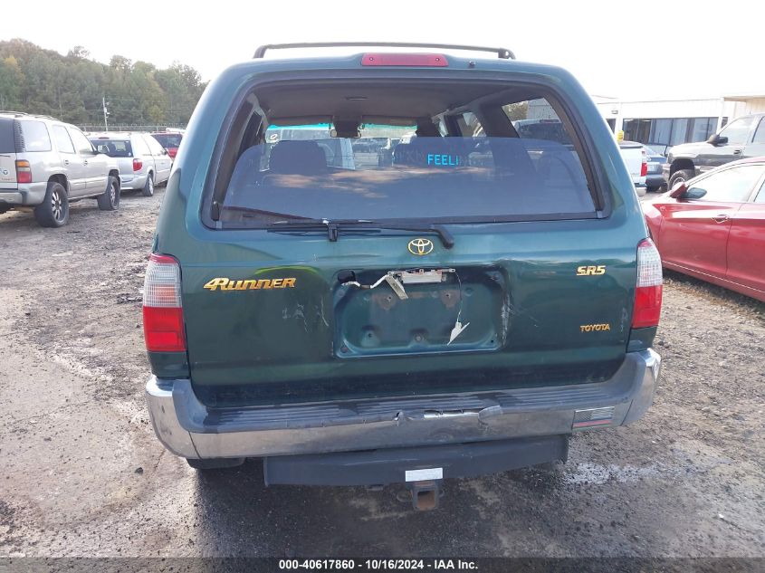 2000 Toyota 4Runner Sr5 V6 VIN: JT3GN86R9Y0140617 Lot: 40617860