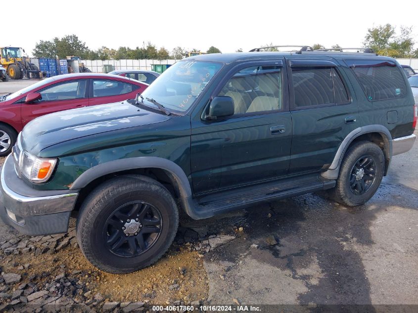 2000 Toyota 4Runner Sr5 V6 VIN: JT3GN86R9Y0140617 Lot: 40617860