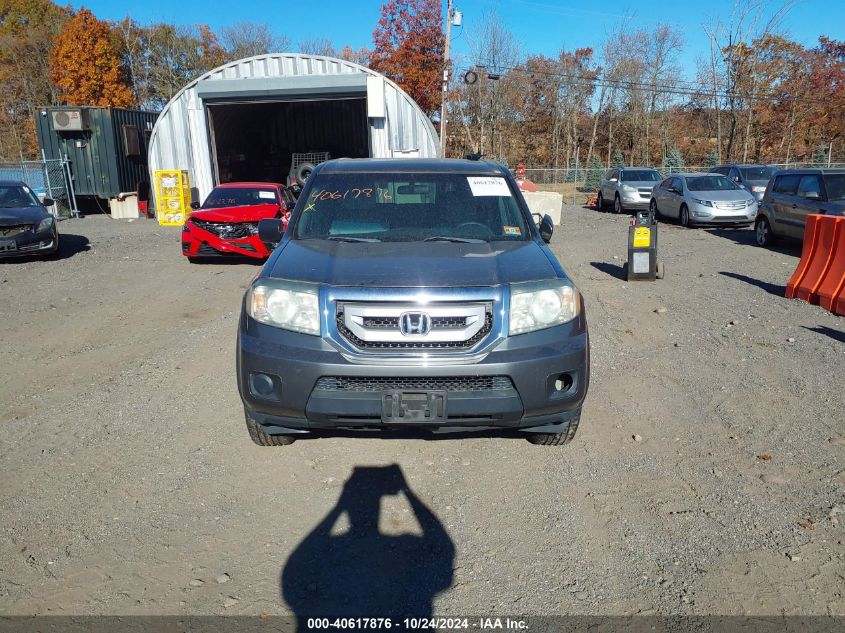 2011 Honda Pilot Lx VIN: 5FNYF4H20BB056006 Lot: 40617876