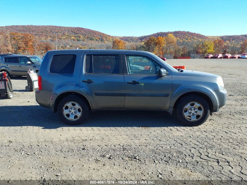2011 Honda Pilot Lx VIN: 5FNYF4H20BB056006 Lot: 40617876