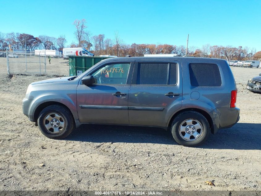 2011 Honda Pilot Lx VIN: 5FNYF4H20BB056006 Lot: 40617876