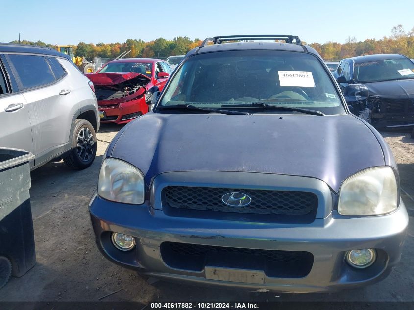 2004 Hyundai Santa Fe Gls/Lx VIN: KM8SC73E24U811020 Lot: 40617882