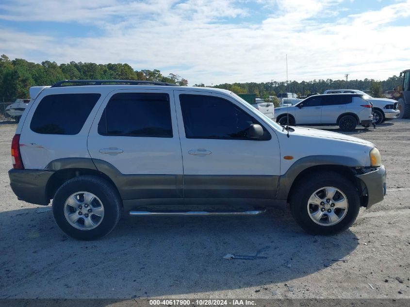 2002 Mazda Tribute Es V6/Lx V6 VIN: 4F2YU09152KM11517 Lot: 40617900