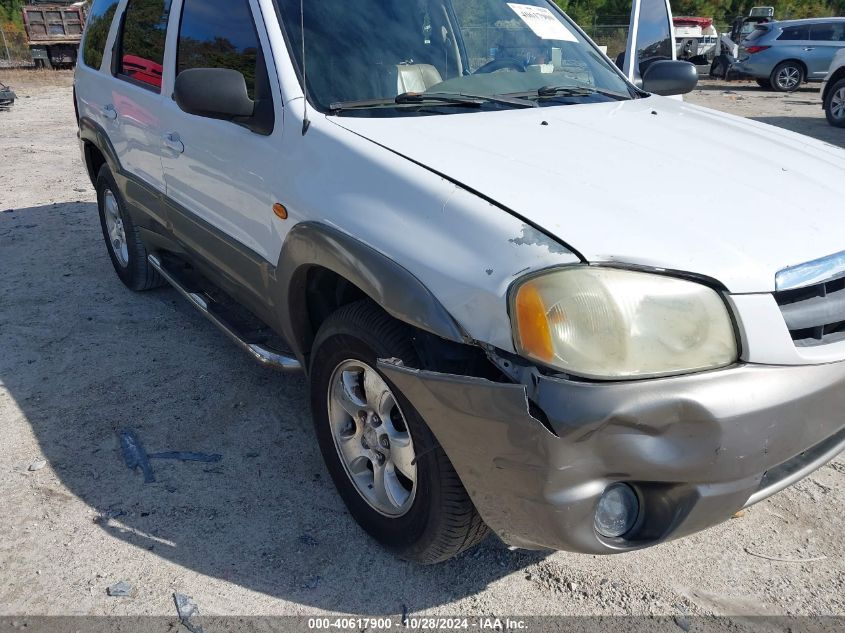 2002 Mazda Tribute Es V6/Lx V6 VIN: 4F2YU09152KM11517 Lot: 40617900