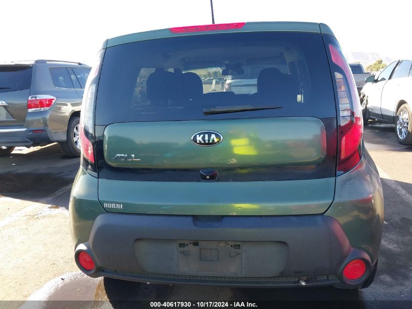 2014 Kia Soul + VIN: KNDJP3A56E7042828 Lot: 40617930