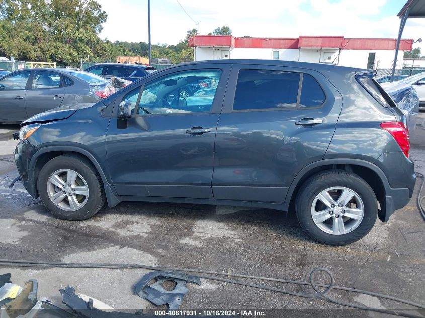 2020 Chevrolet Trax Fwd Ls VIN: 3GNCJKSB8LL239332 Lot: 40617931