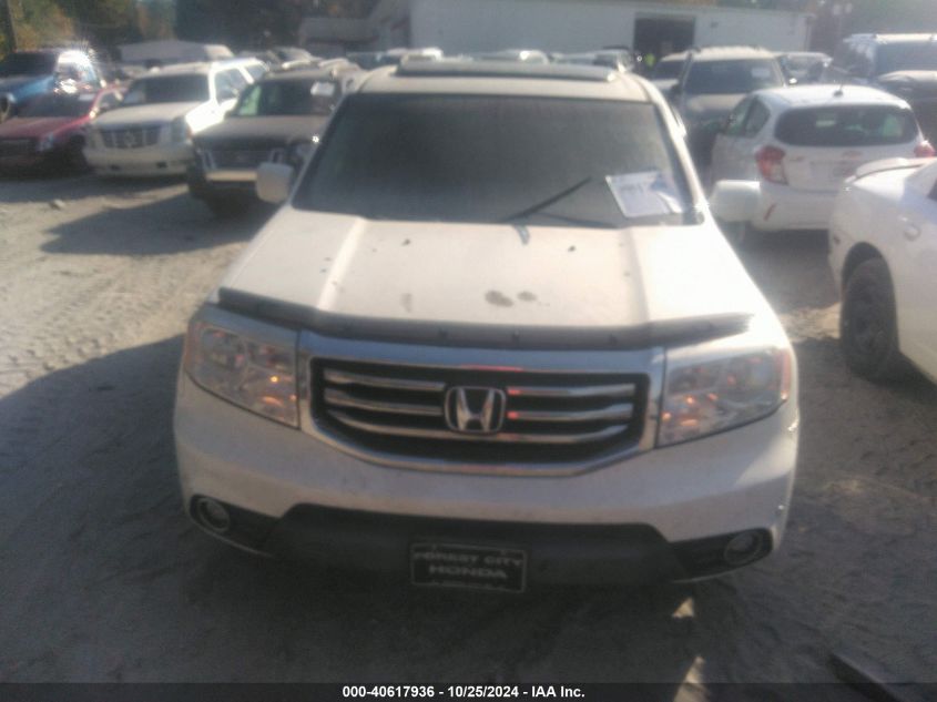 2012 Honda Pilot Touring VIN: 5FNYF3H92CB027292 Lot: 40617936