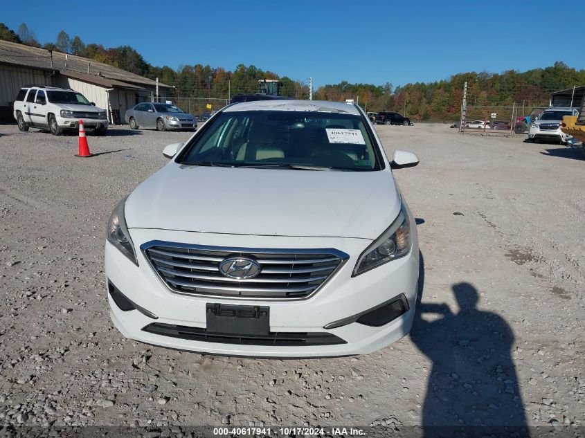 2016 Hyundai Sonata Se VIN: 5NPE24AF1GH277103 Lot: 40617941