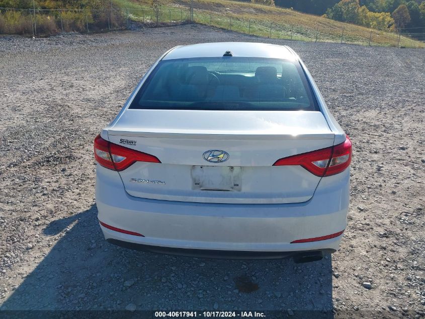 2016 Hyundai Sonata Se VIN: 5NPE24AF1GH277103 Lot: 40617941