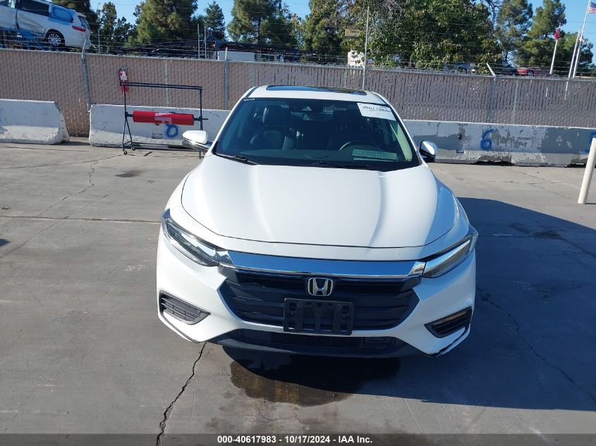 2019 Honda Insight Touring VIN: 19XZE4F98KE031660 Lot: 40617983