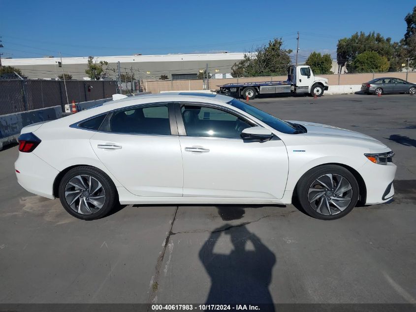 2019 Honda Insight Touring VIN: 19XZE4F98KE031660 Lot: 40617983