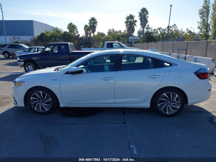 2019 Honda Insight Touring VIN: 19XZE4F98KE031660 Lot: 40617983