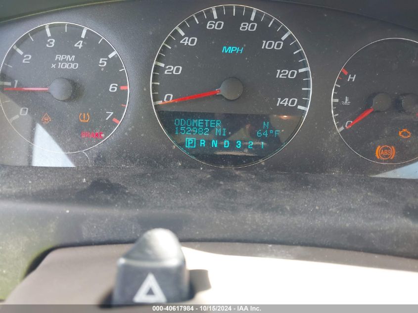 2007 Chevrolet Impala Lt VIN: 2G1WT58K779186486 Lot: 40617984