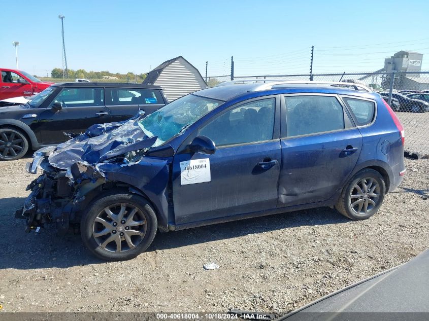 2012 Hyundai Elantra Touring Gls VIN: KMHDC8AE1CU134476 Lot: 40618004