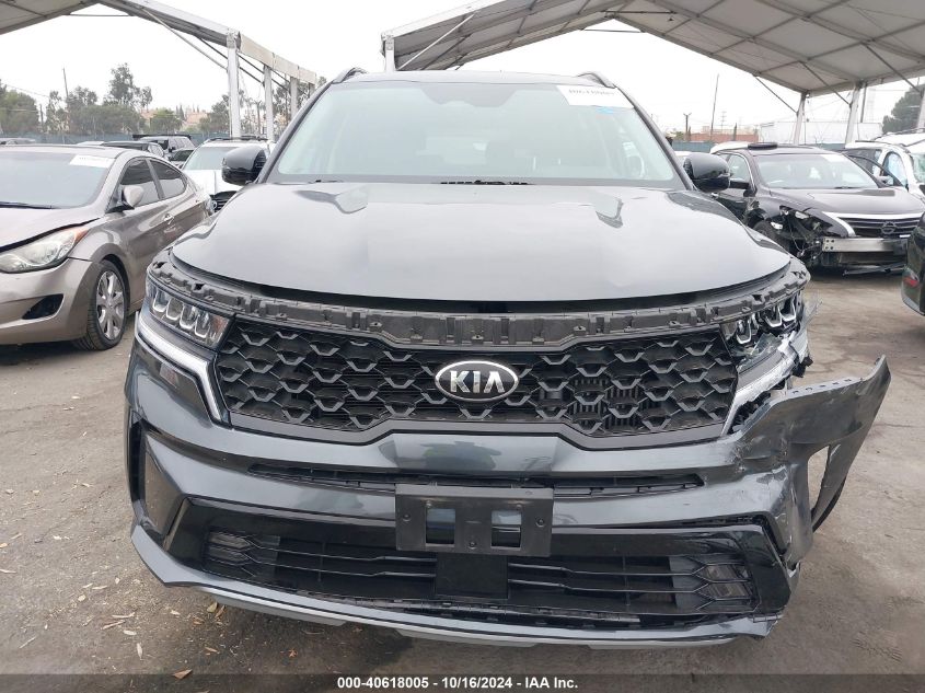 2021 Kia Sorento Ex VIN: 5XYRH4LF6MG062963 Lot: 40618005