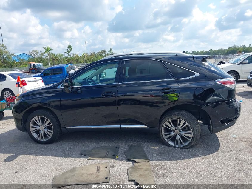 2013 Lexus Rx 350 VIN: 2T2ZK1BAXDC107240 Lot: 40618010