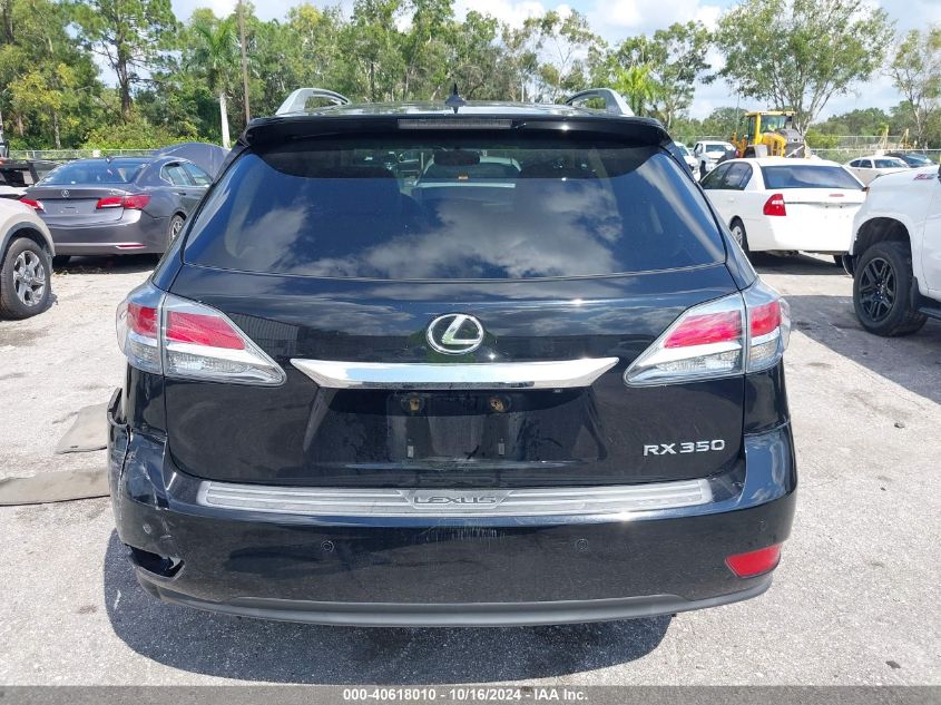 2013 Lexus Rx 350 VIN: 2T2ZK1BAXDC107240 Lot: 40618010