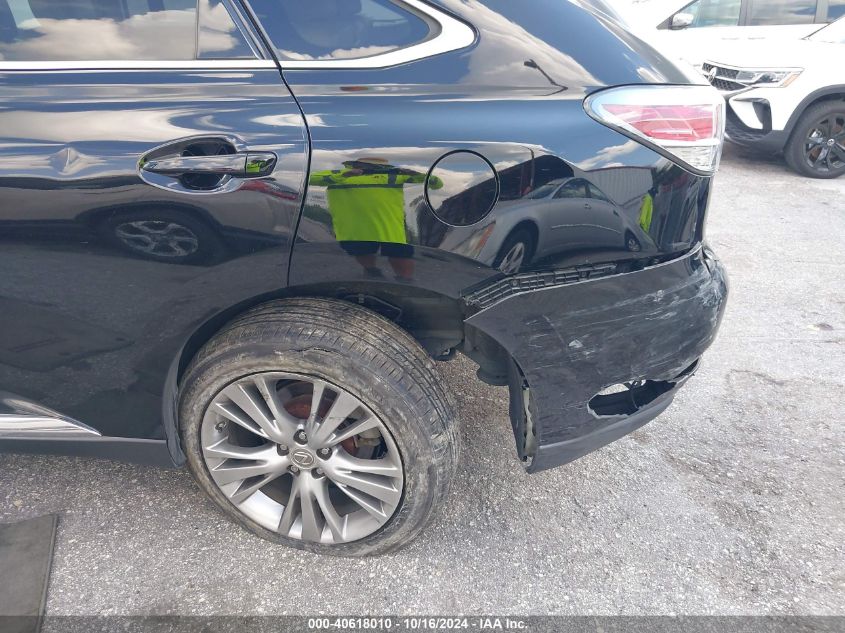 2013 Lexus Rx 350 VIN: 2T2ZK1BAXDC107240 Lot: 40618010