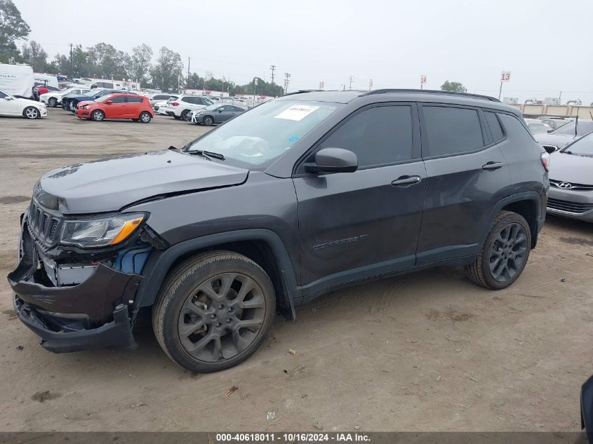 2021 Jeep Compass 80Th Anniversary 4X4 VIN: 3C4NJDEB1MT525064 Lot: 40618011