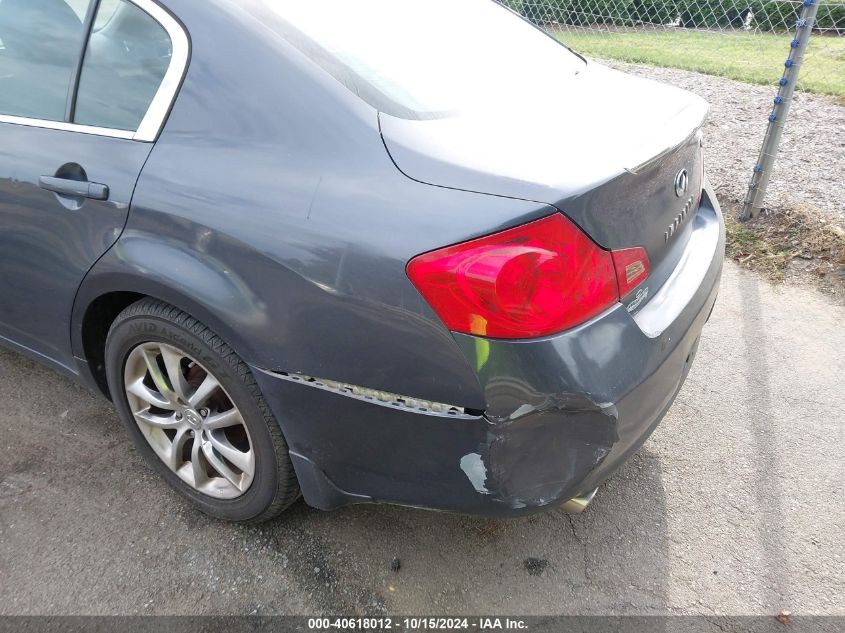 2008 Infiniti G35X VIN: JNKBV61F88M274081 Lot: 40618012