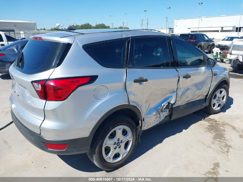 2019 Ford Escape S VIN: 1FMCU0F79KUA54023 Lot: 40618067