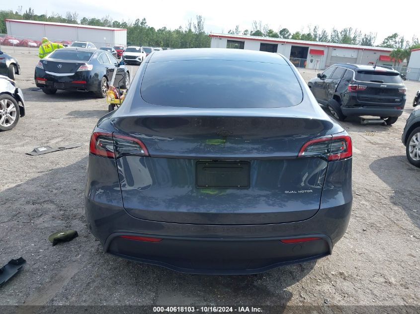 2023 Tesla Model Y Awd/Long Range Dual Motor All-Wheel Drive VIN: 7SAYGDEE0PA203170 Lot: 40618103