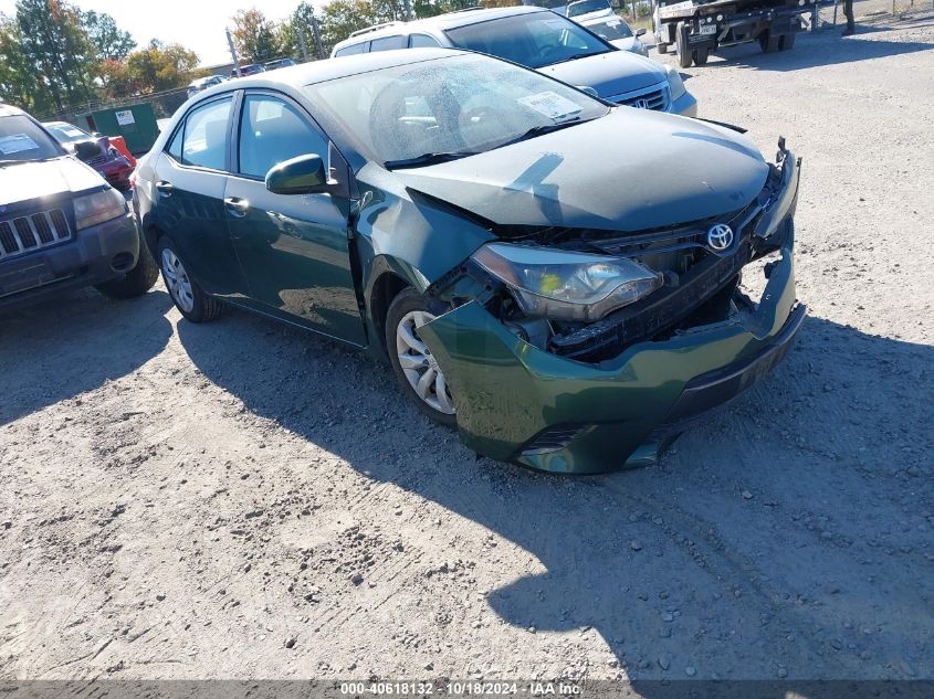 2015 TOYOTA COROLLA LE - 2T1BURHE3FC415653