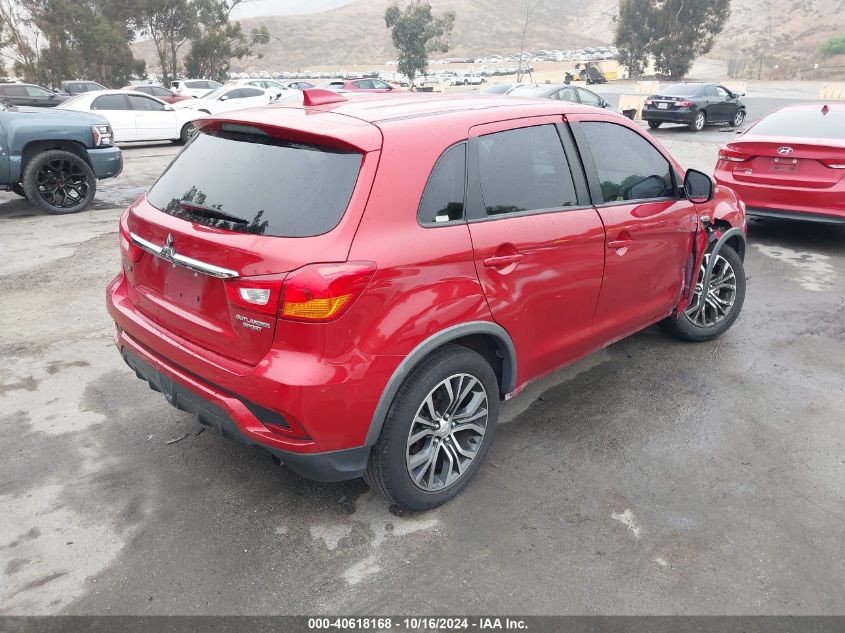 2019 Mitsubishi Outlander Sport 2.0 Es/2.0 Le/2.0 Sp VIN: JA4AP3AUXKU019485 Lot: 40618168