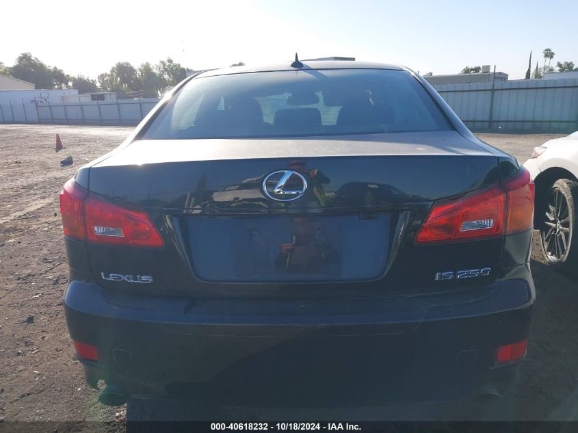 2008 Lexus Is 250 VIN: JTHBK262682068907 Lot: 40618232