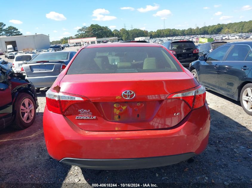 2014 Toyota Corolla Le VIN: 2T1BURHE1EC093822 Lot: 40618244