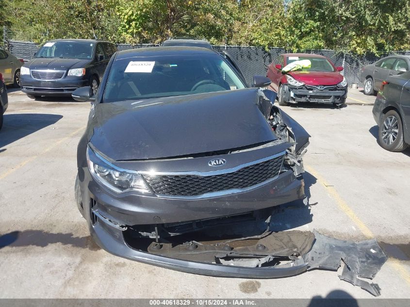2016 Kia Optima Lx VIN: KNAGT4L30G5107272 Lot: 40618329