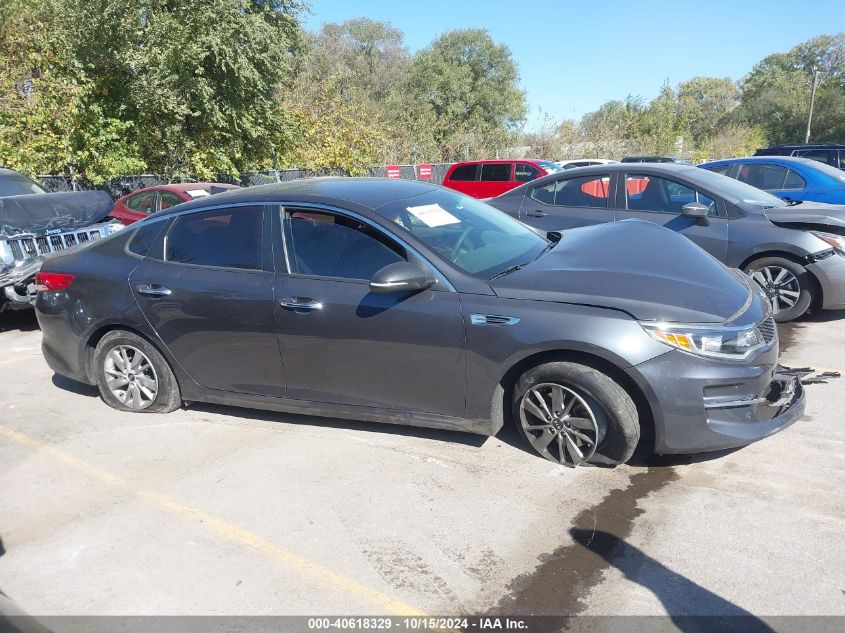 2016 Kia Optima Lx VIN: KNAGT4L30G5107272 Lot: 40618329