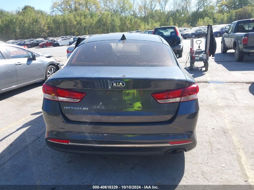 2016 Kia Optima Lx VIN: KNAGT4L30G5107272 Lot: 40618329